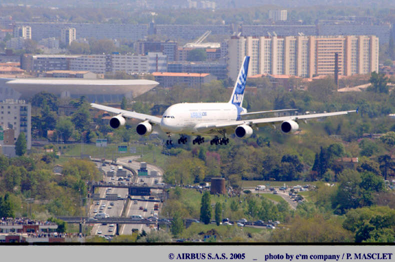 Airbus A380 first flight
