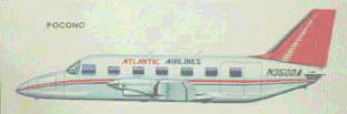 The Pocono, biggest Piper ever:  toying with the commuter airline market.